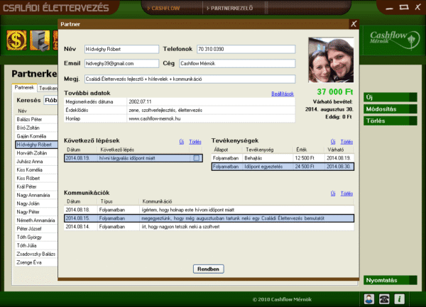 Partnerkezelő Szoftver